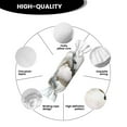 thumbnail image 5 of Wukai Running White Horses Print Candy Pillow Cylindrical Pillows Sofa Pillow Neck Hand Support Pillows Including Insert Lumbar Pillows, 5 of 8