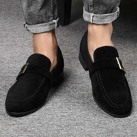 

HIBRO Men Business Shoes Casual Peas Shoe Male Suit Shoes Walking Driver Footwear