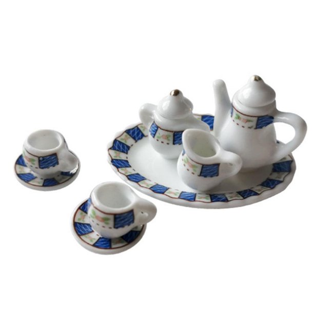 Vajilla en miniatura para casa de muñecas 1:12 Casa de Muebles en Miniatura Taza de Té Taza de de Utensilios de Cocina Magideal Vajilla en miniatura para casa de muñecas