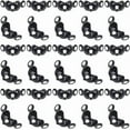 thumbnail image 1 of 1 Box 1000Pcs Bead Tips Knot Covers Knot Covers Black Jewelry End Caps Metal Open Fold Over Ends Caps Clamshell Bead Tips for Jewelry Making Accessories Bracelets Necklaces DIY Craft, 1 of 5