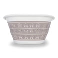thumbnail image 2 of Camco Collapsible Container 51951 Utility Basket; 14-1/2 Inch Width x 19-3/4 Inch Length; 2-1/2 Inch Height When Collapsed/10 Inch Height When Expanded; White/Taupe; Waterproof Material, 2 of 3