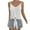 White, variant on fatyb Camisole for Women V Neck Tie Front Beach Tank Top Spaghetti Strap Lightweight Womens Eyelet Tops