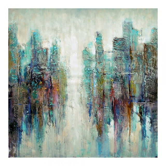 Moe's Home Reflection Contemporary Modern Canvas Wall Art