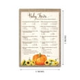 thumbnail image 2 of PUMPKIN Baby Shower Game, Pumpkins BABY TRIVIA Game — Pack of 25 — FALL Baby Shower, Rustic GENDER NEUTRAL Baby Shower Games, Little Pumpkin Autumn Fall Baby Halloween baby party games SKU G331-TRV, 2 of 4