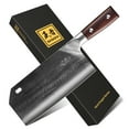 thumbnail image 3 of ENOKING Meat Cleaver Butcher Knife, 8.1" Hand Forged Chopping Butcher Knife Kitchen Knives with Full Tang Handle for Meat Cutting, 3 of 8