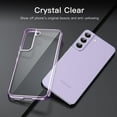 thumbnail image 3 of JETech Case for Samsung Galaxy S22 5G 6.1-Inch, Non-Yellowing Shockproof Bumper Protective Phone Cover, Anti-Scratch Hard PC Back (Purple), 3 of 6
