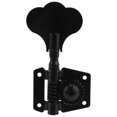 thumbnail image 1 of 5Pcs Guitar Accessory Vintage Open Bass Guitar Tuning Keys Pegs Machine Heads Tuners Black 1L4R for, 1 of 5