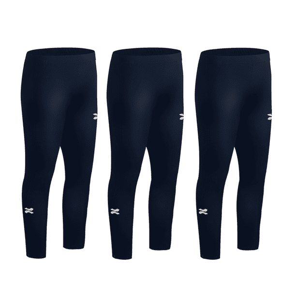 ZAPARI Licra Deportiva Larga Interior para niño, Mallas Deportivas para Hombre. Leggins de Compresió azul marino L