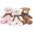 thumbnail image 2 of Bonito oso de peluche suave, muñecos de peluche, regalo para niños, 50cm, rosa Afortunado Sencillez, 2 of 5