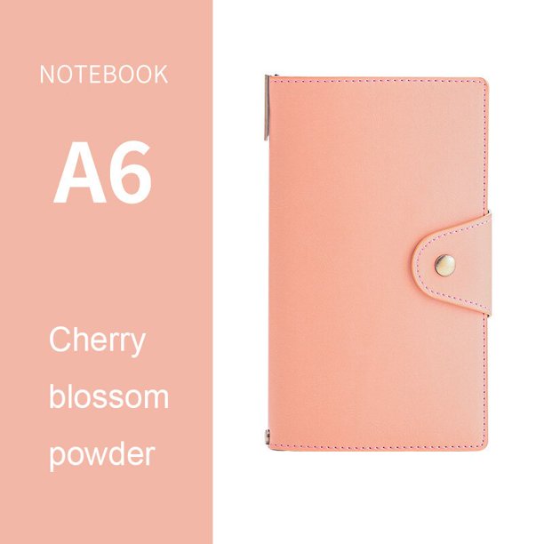 A6 Portable Handwriting Notebook Business Office Pu Notepad Multifunctional Notebook Student Journal Planner GiftA6 He Qiyong unisex