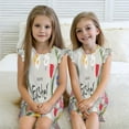 thumbnail image 6 of Rocae Happy Easter for Girls Nightgowns Pajamas Dress - Soft Sleepwear, Short Sleeve Cute Nightdress -Medium, 6 of 6