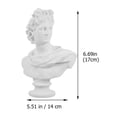thumbnail image 4 of Artistic Flower Pot Creative Vase Planter Pot Apollo Sculpture Decor (White), 4 of 6
