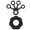 Black, variant on M Buder Silicone Hand Grip Strengthener and Finger Exerciser Stretcher Tool Set for Arthritis Relief, Weak Hands, Elderly Rehabilitation, and Athletes Fitness Training, Portable Workout, Dark Gray