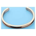 thumbnail image 6 of Zuo Bao Hair Tie Bracelet Stainless Steel Grooved Cuff Bangle for Women Girls(Less Than -RG), 6 of 6