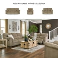 thumbnail image 6 of Ashley Furniture Alphons Fabric Reclining Loveseat in Light Brown, 6 of 13