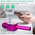 thumbnail image 4 of Micrófono de karaoke inalámbrico Bluetooth para niños, 5 en 1 portátil de mano Micrófono de karaoke Altavoz Reproductor Grabador con luces LED para niños Niñas Niños Adolescentes Cumpleaños, 4 of 5