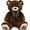 Footprints-Dark Brown, variant on MaoGoLan 4 Ft Giant Teddy Bear Stuffed Animal Teddy Bear Plush with A Big Heart Bear Plush Toy