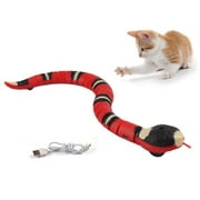 Carkira Electric Snake Cat Interactive Toy USB Simulation Intelligent Iduction Prank Props