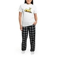 thumbnail image 5 of CafePress - Fawn Whippet Lover Women's Light Pajamas - Women's Short Sleeve Print T-Shirt and Pants Light Cotton Pajama Set, 5 of 7