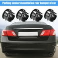 thumbnail image 3 of Unique Bargains 4 Pcs Parking Assist Sensor Bezels for Front or Rear Bumper for Lexus ES350 2007-2012 No.8934833010 Black, 3 of 7