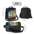 thumbnail image 2 of Rateoe 2025 New Year 5 Lunch Bag Reusable Lunch Box with Shoulder Straps for Men Women Insulated Portable Lunchbox for adults Suitable for School Work Picnic, 2 of 7