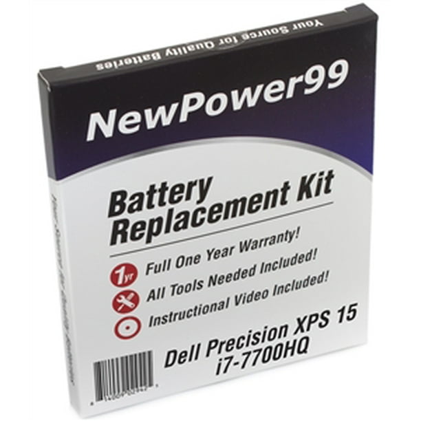 Dell Xps 15 9560 I7 7700hq Battery Replacement Kit With Tools Extended Life Battery Video Instructions And Full One Year Warranty Walmart Com Walmart Com Dell Xps 15 9560 I7 7700hq Battery Replacement Kit With Tools Extended Life Battery Video Instructions And Full One Year Warranty Walmart Com Walmart Com