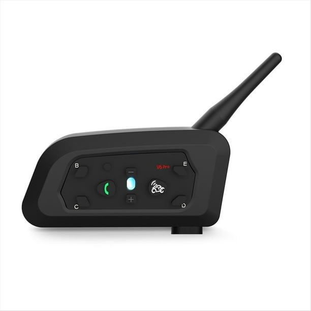 Intercomunicador Bluetooth para Casco de Motocicleta V6 PRO 800M, Inalámbrico, Resistente Al Agua, para 6 Conductores.