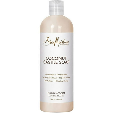 SheaMoisture Coconut Castile Liquid Soap, 16 Oz.