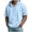 Blue, variant on VBVC Men's Summer Short Sleeve Hooded T-Shirt , Casual Loose Fit Hoodie Tee For Men,Black,XS-3XL