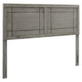 thumbnail image 2 of Modway Archie King Tête de Lit Moderne en Hévéa et MDF, Gris, 2 of 10