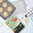 thumbnail image 5 of Yayeee Pot Holders Kitchen Heat Resistant with Pocket 7"x9.8" Cotton Oven Cooking Hot Pads, Red Glasses, 5 of 7