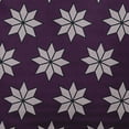 thumbnail image 4 of Simply Daisy Plum Colored Christmas Stars Christmas Soft Spun Polyester Decorative Throw Pillow, 26" x 26", 4 of 4