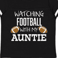 thumbnail image 4 of Inktastic Watching Football with my Auntie Boys or Girls Toddler T-Shirt, 4 of 5