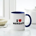 thumbnail image 4 of CafePress - I Love Mondays Mug - 11 oz Ceramic Mug - Novelty Coffee Tea Cup, 4 of 4