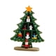 thumbnail image 2 of Árbol de Navidad de madera para escritorio, práctico y compacto. Verde, 2 of 9