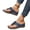 Blue, variant on Mostsola Orthopedic Sandals for Women Comfortable Wedge Flip Flops Bohemian Summer Slides Shoes