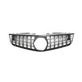 thumbnail image 1 of Car Front Hood Grille Racing Grill For Mercedes-Benz SL-Class R230 SL500 SL550 SL600 2008-2012 Upgrade GT Style ABS Grills, 1 of 7