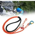 thumbnail image 4 of Climbing Safety Lanyard, Adjustable Positioning Fall Protection Rope Safety Cord Lanyard Professional Safety Belt Rope Tree Climbing Lanyard for High Altitude Trees Climbing Engineering, 4 of 8
