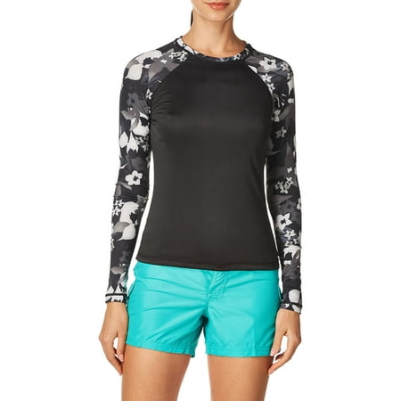 Kanu Surf Donna Rashguard Solid UPF 50+ Protezione Solare, Maglia Per Nuoto E Surf - 3