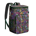 thumbnail image 1 of Sac à Dos Glacière Motif Fleur - Sac Isolé Étanche 20L pour Camping, Randonnée et Sorties à la Plage, 1 of 6