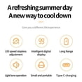 thumbnail image 4 of 3000mAh 100-Speed Stepless Speed High Wind Handheld Fan Portable Air Conditioner, 4 of 8