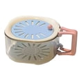 thumbnail image 2 of Cesta de Drenaje Frutas Contenedor Lavado Verduras Portátil Mango Plegable con Ventilación Ajustable Material PP Reutilizable Adecuado para Cocina Jardín Refrigerador 15cmx8.5cm, 2 of 9