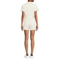 thumbnail image 3 of No Boundaries Juniors’ Zip Front Romper, 3 of 5