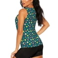thumbnail image 3 of Fotbe Mushrooms Womens Loose Fit Casual Flowy Slim-Fit Tank Tops Athletic Round Neck Trendy Sleeveless Summer Tops for Gym and Yoga-X-Large, 3 of 7