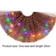 thumbnail image 3 of Falda De Malla Brillante Hermosa falda de ballet brillante con cintura elástica con luz LED para eventos festivos Tmvgtek libre de BPA, 3 of 9