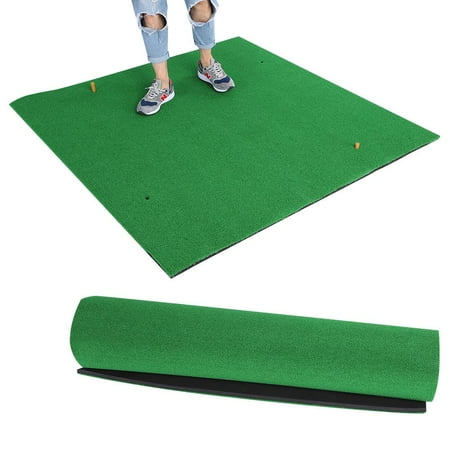Walfront 1m X 1 25m Portable Golf Hitting Pad Rubber Nylon Mini