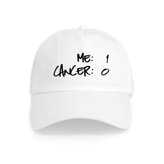 CafePress - Cancer Survivor Humor Cap - Adjustable 100% Brushed Unisex Casual Cotton Baseball Cap, Beige, 1