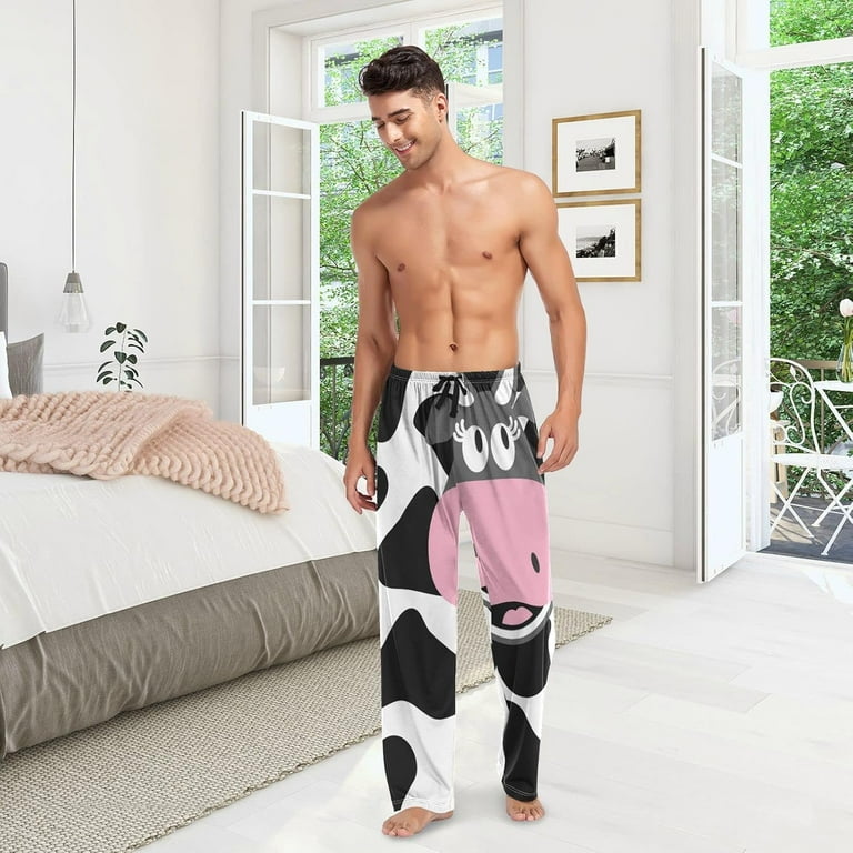 hgudesign Funny Cow On Cow Skin Pattern Lightweight and Comfortable Men s Pajama Pants Sleepwear Lounge Pajama Bottoms Walmart