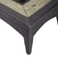 thumbnail image 5 of Modway Splendor 43.5" Rectangle Outdoor Patio Fire Pit Table in Espresso, 5 of 6