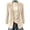 B-Beige, variant on Women's Corduroy Blazers Dressy Fall Winter Clothes Notched Lapel Button Front Suit Jackets with Patch Pockets for Business Office C-Brown